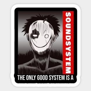 Tekno Soundsystem Anime Manga Sticker